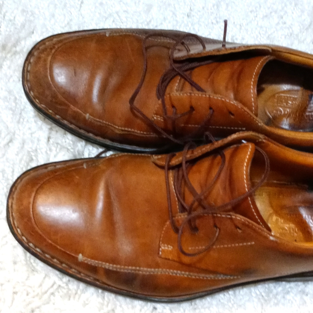 Timberland 9.5 cognac mens shoes